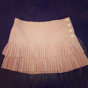 BCBGMaxAzria Seersucker Miniskirt